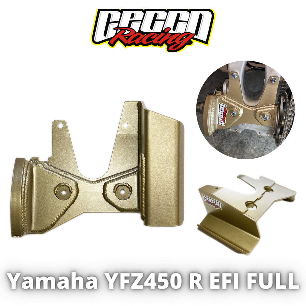 YAMAHA YFZ450 R EFI SWINGARM FULL SKIDPLATE